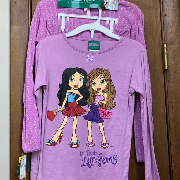 lil bratz Other - ⬇️⚠️⬇️New set of 2 size 10 girls “ lil bratz “ pjs